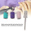 75pcs Small Manicure Sanding Band Set 80# 120# 180# Sandstone 2