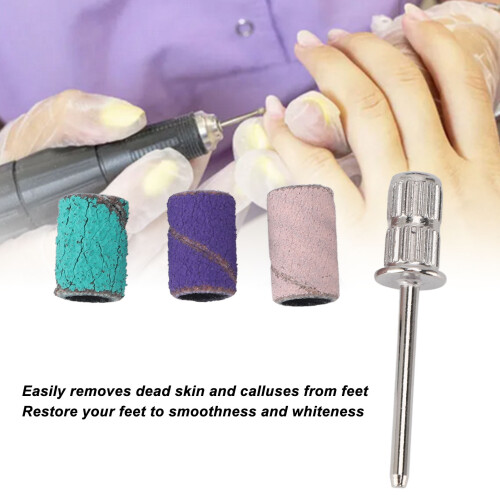 75pcs Small Manicure Sanding Band Set 80# 120# 180# Sandstone 1