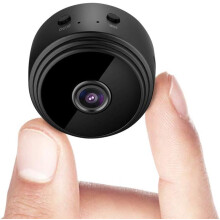 Caméra de sécurité magnétique sans fil, mini-appareil de surveillance HD1080P avec détection de mouvement améliorée, vision nocturne
