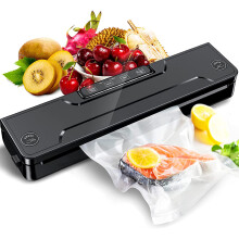 Machine sous vide compacte et facile à utiliser, dotée de modes automatiques, qui conserve les aliments frais jusqu'à 8 fois plus longtemps.