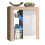 Sideboard 83cm Serene - Oak & White Gloss Doors 4