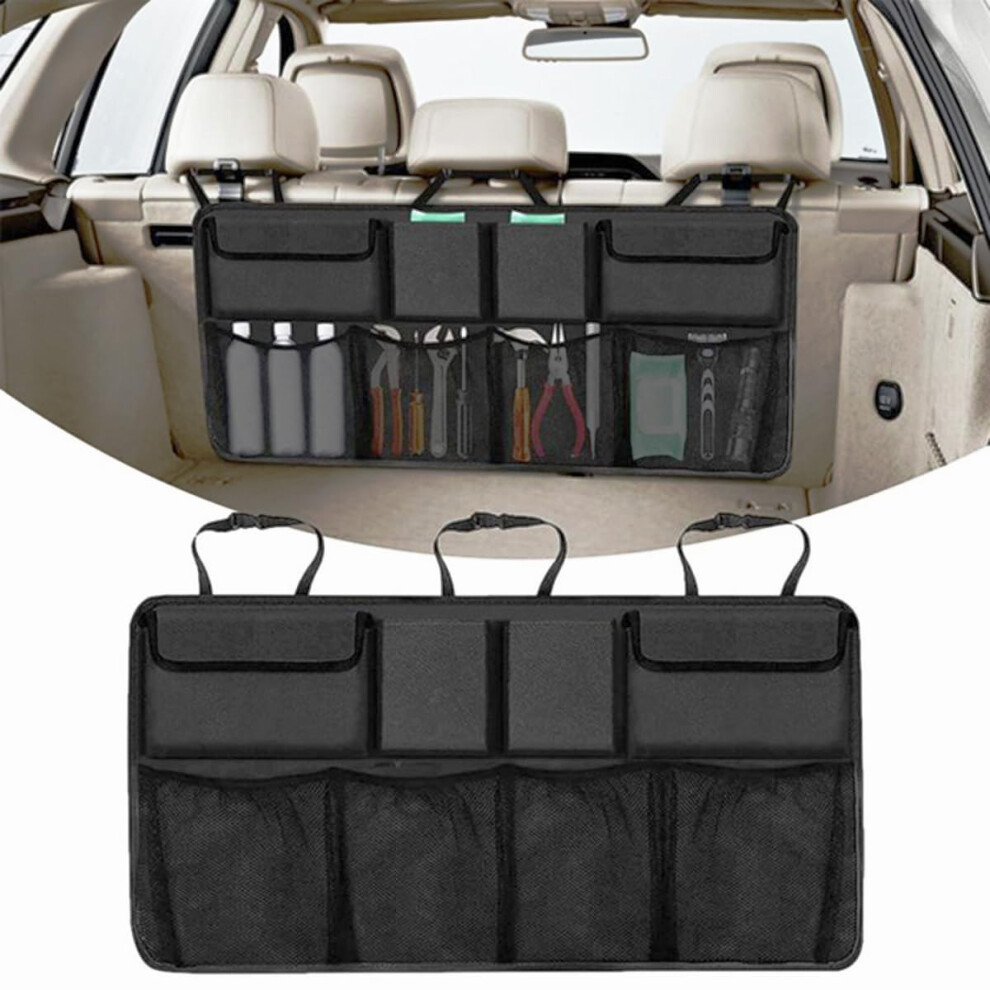 Car Boot Storage Organiser For Chr 24 Chr Hybrid Ev Waterproof Foldable Trunk Organizer Backseat Hanging Bag Black 9189345976773