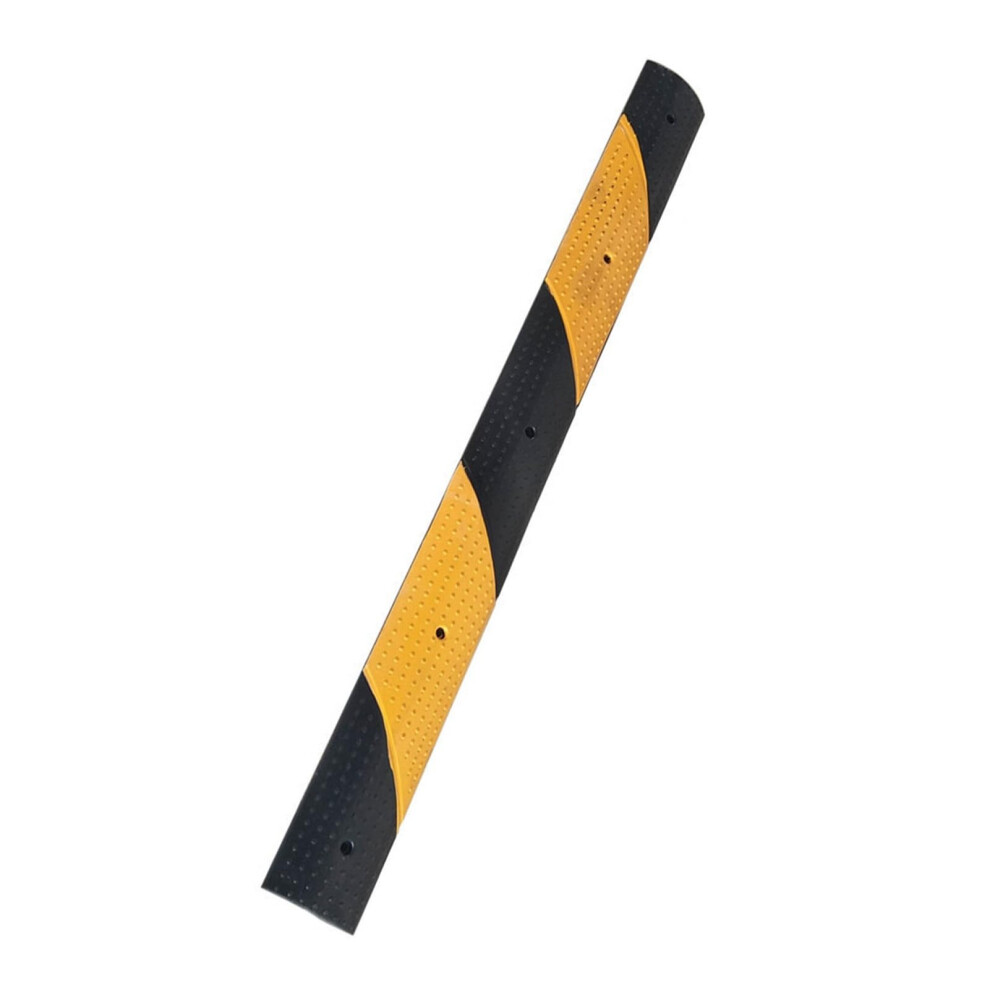 Speed Bump Miniature Modular Rubber Service Ramp 39.4 Inches By 3.9 Inches By 0.8 Inches Light 9189345976797