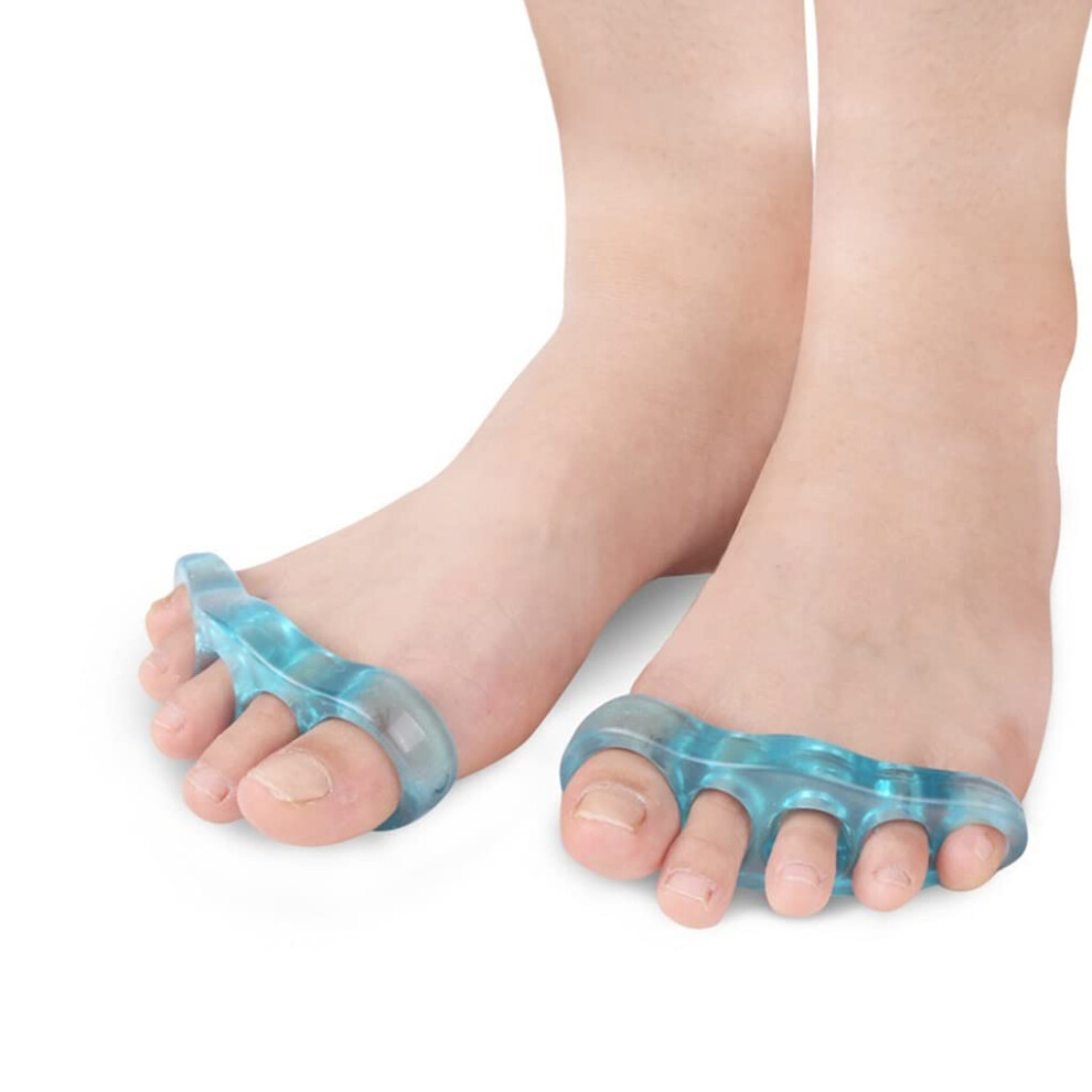 Gel Toe Separator Bunion Corrector Silicone Spacer for Toe Alignment and Pressure Relief
