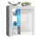 Sideboard 83cm Serene - White with Gloss Doors 4