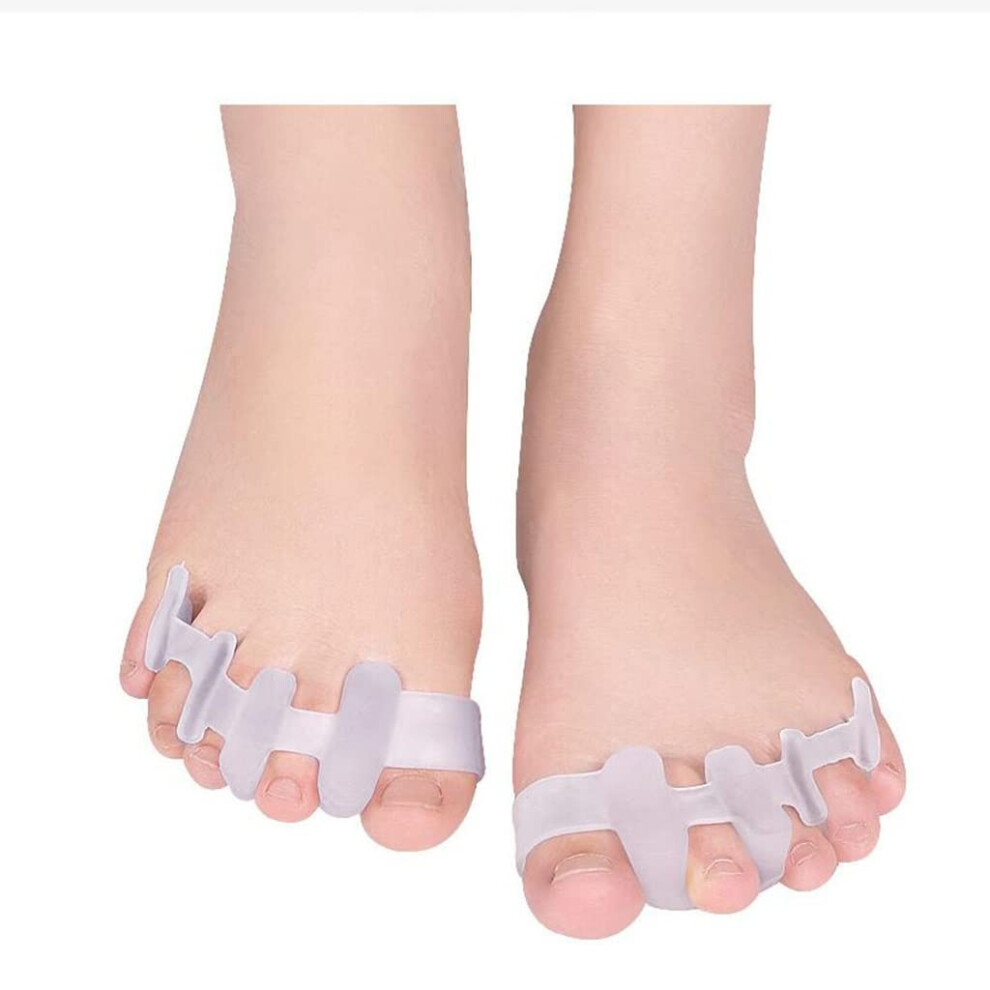 Small gel toe separators, hallux valgus correction, silicone separators