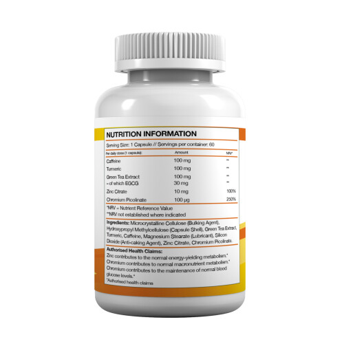Burn Peak Advanced Formula  60 Capsules 1