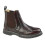 (8 UK, Burgundy) Grafters Mens Leather Chelsea Boots 1