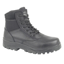 (7 UK, Black) Grafters Mens Sherman Thinsulate Lined 7 Eye Combat Boots