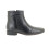 (9 UK, Black) Scimitar Mens Inside Zip Pleated Ankle Boots 2