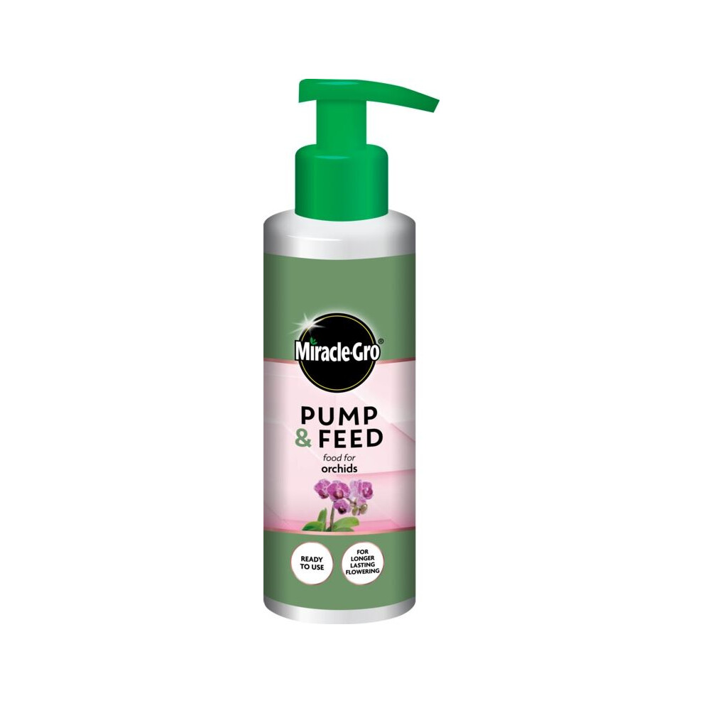 Miracle-Gro Pump & Feed Orchid Food Longer Lasting Flowers 200Ml