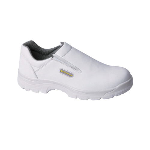 (6, White) Delta Plus Unisex Hygiene Non Slip Safety Shoe / Workwear