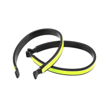 Reflective Trouser Pant Clip Elastic Leg Cuff For Cycling Pant Wrap Clip For Bicycles Safety Accessories