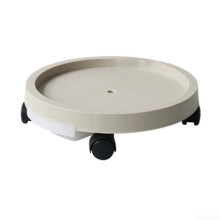 Removable Flowerpot Tray Base With Rotating Wheels For Home Garden Use Available In 286mm, 350mm, 400mm Sizes
