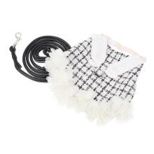1Set Bunny Harness Strap for Adjustable Harness with Leash Stylish Pet Clothing for Outdoor Activities for Small Pets Like Dwarf Rabbits