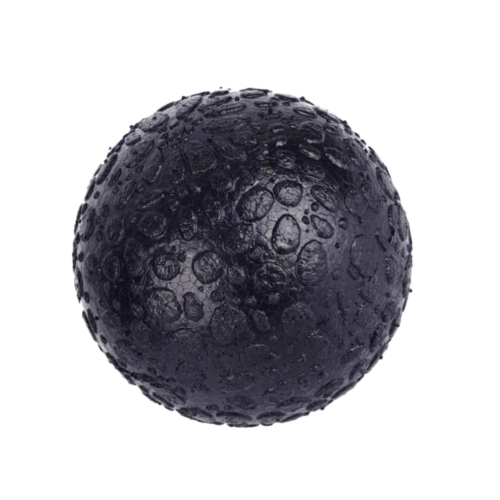 Massage ball handle squeeze grip back roller yoga ball muscle massage device fascia ball black