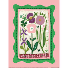 (40cm x 30cm, Pink) Summer Thornton Folklore Poppy Print