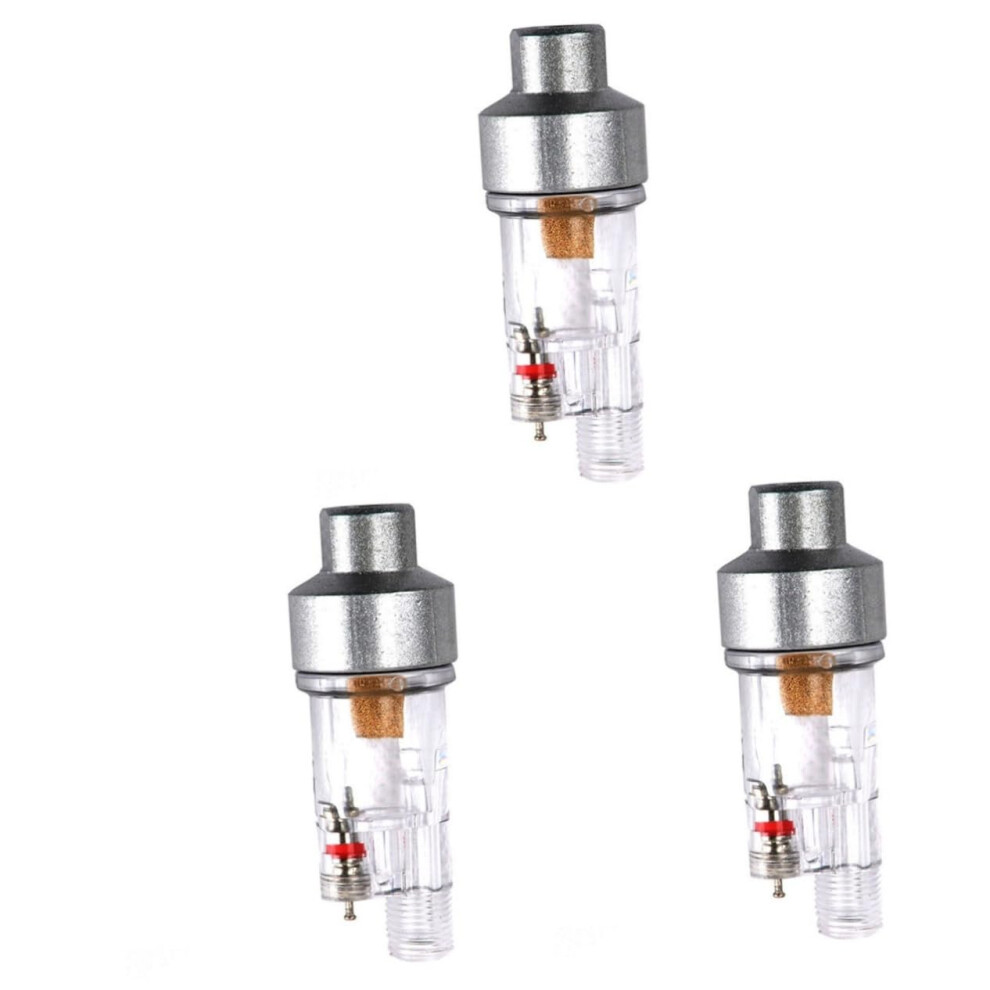 Water Oil Separator Tool For Paint Spraying Air Compressor Water Trap 3Piece Set Compatible With Airbrush And Spray Gun 9365049829106