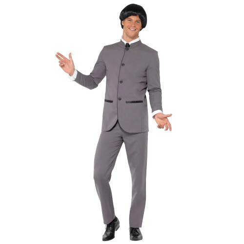 Smiffy's (M, Grey) Smiffys Mens Fab Four Iconic Costume