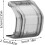 Camera Lens Caps For Downward View PC Lens Guard Shield, Polycarbonate, Compatible With Avata 2 Quadcopter Accessory 4