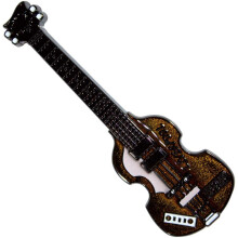 Rock Off Mathew Street Bass Guitar Fridge Magnet