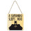 Batman Batman A Superhero Sleeps Here Wooden Block 1