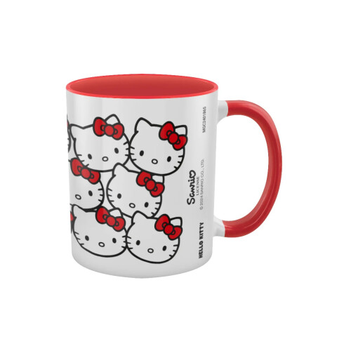 Hello Kitty Hello Kitty Many Kittys Inner Two Tone Mug