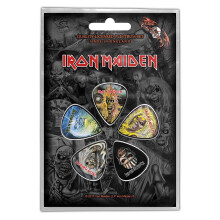 Iron Maiden The Faces of Eddie Plectrum (Pack of 5)