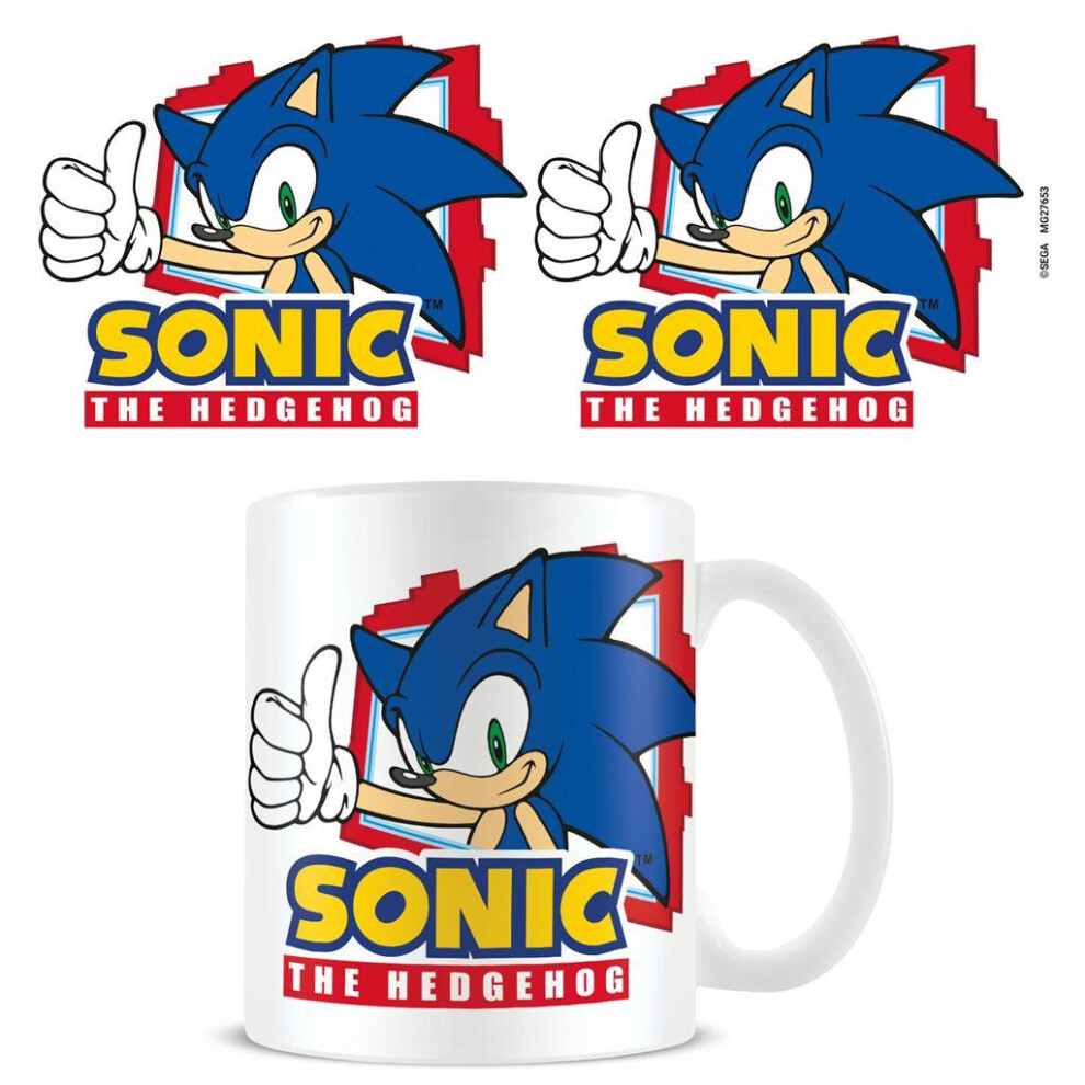 Sonic The Hedgehog Thumbs Up Mug