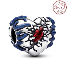 (GW10-8) Hot Toy Strange Thing 925 Sterling Silver Beads Compatible Original Brand 1:1 Logo Bracelet Original DIY Jewelry Pendant Gift New Hot Series