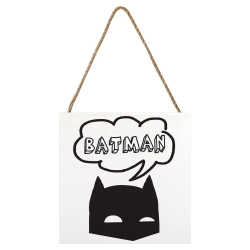 Batman Batman Bubble Wooden Block