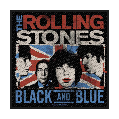 The Rolling Stones Black And Blue Woven Patch