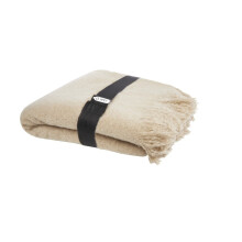 (One Size, Beige) Seasons Faux Mohair Blanket