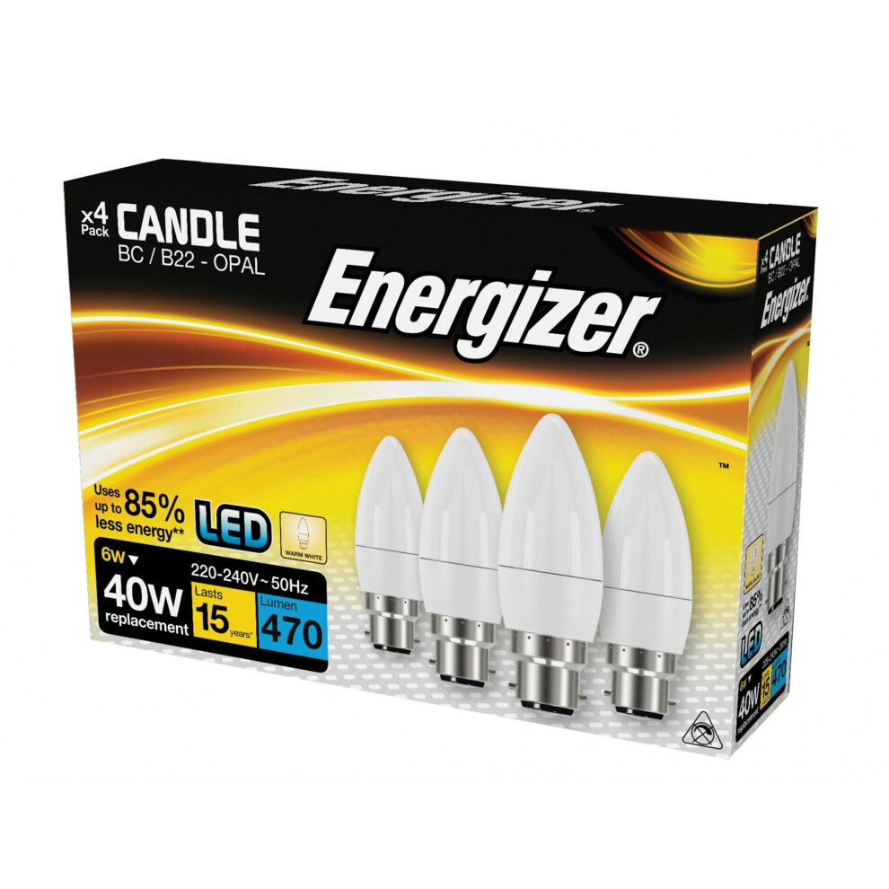 Energizer Led Opal Candle Non-Dimmable Bulb