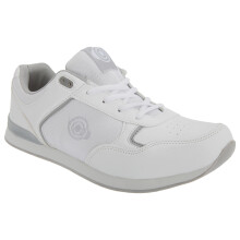 (9 UK, White) Dek Unisex Adults Jack Lace Up Trainer-Style Bowling Shoes