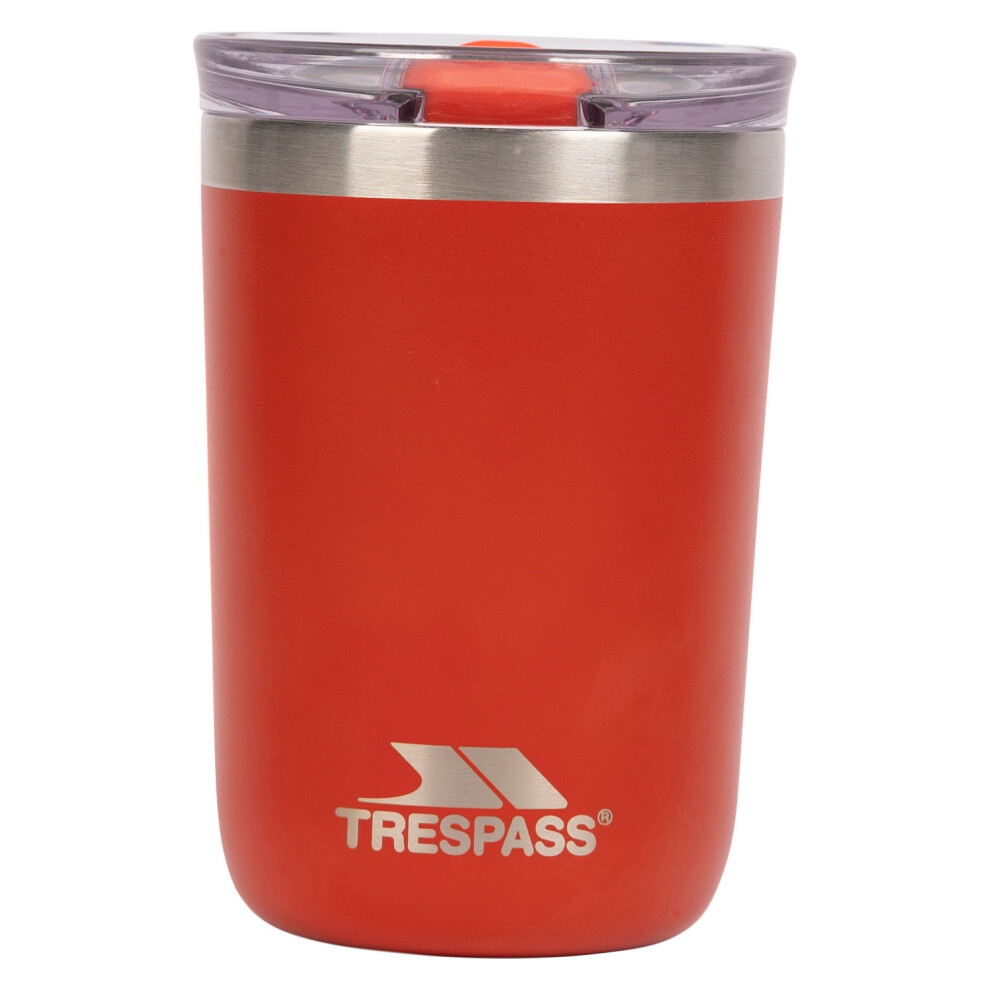 Trespass (One Size, Red) Rounder Stainless Steel Travel Cup
