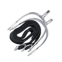 Korsteel Womens/Ladies Pow Never Rust Spurs And Strap