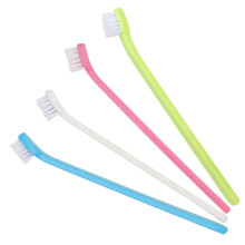 Cat Teeth Brush, Pet Toothbrush, 4 Pieces, 5.7 Inch Soft Bristle Helps with Comfortable Handle, Reusable for Home