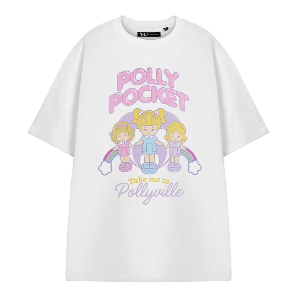 Polly Pocket Womens/Ladies Pollyville Short-Sleeved T-Shirt
