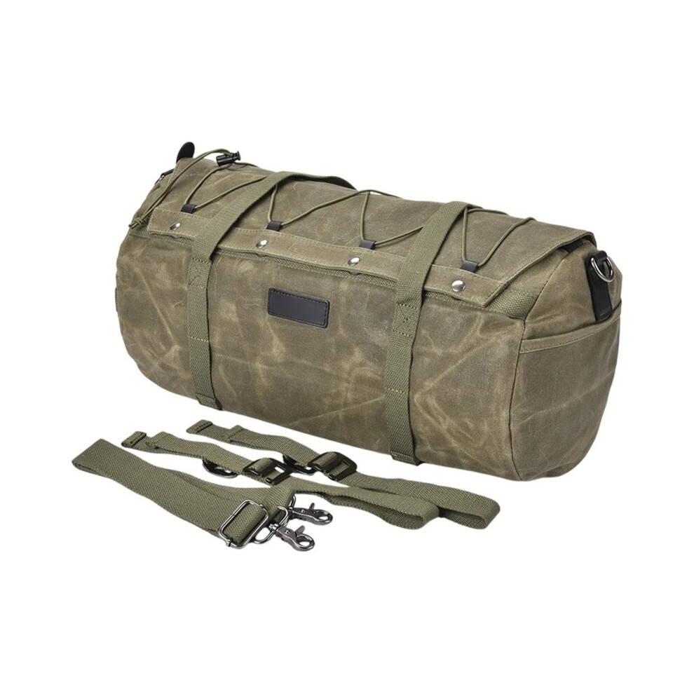 Saddle Bags Motorcycle Rearseat Bag Waterproof Travel Luggage Tail Rack Trunk Panniers Side Bags Green 9426802267518