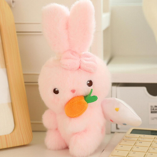 Pull string plush toy stuffed animal with wings, Interactive Ribbit home decor 1