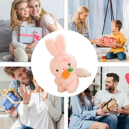 Pull string plush toy stuffed animal with wings, Interactive Ribbit home decor 2