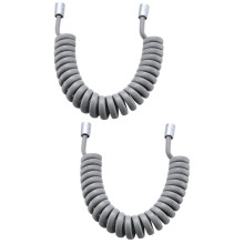 Pack of 2 Bathroom Spray Hose Coil Garden Hose Grey X 2 Pieces