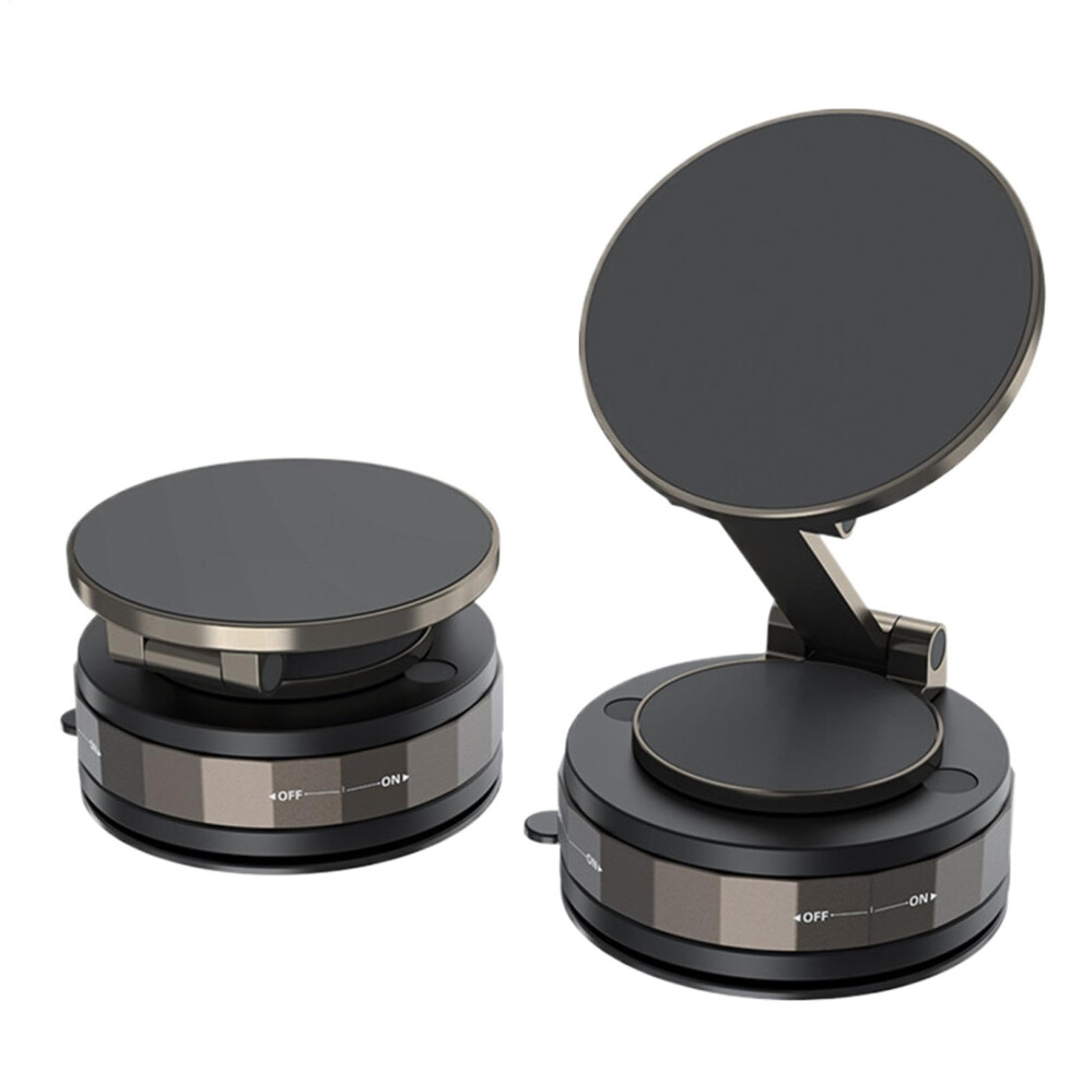 Car Phone Holder Magnetic Mount With Suction Cup, 360 Rotation Dashboard Stand For Navigation 9189345978432