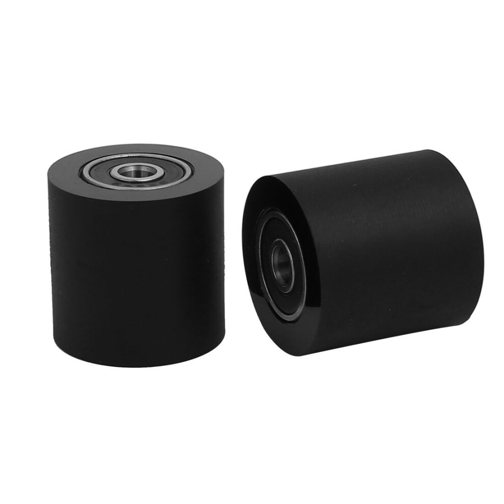 Ball Bearing Pulley Roller Wheel 6Mm Inner Diameter, 30Mm Outer Diameter, 30Mm Thick, 2Pack Black 9426802267716