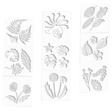 The Plant Series Large Floor Stencils Fern Stencils Painting Stencils