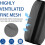Fly hood with protective netting, lightweight leg shields  UVblocking, adjustable breathable gear 3