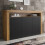 Sideboard 155cm Aether - Dark Oak & Black Matt Doors 1