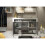 Sideboard 155cm Aether - White & Grey Gloss Doors 6