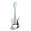 Nonrust Steel Beer Bottle Opener Unique Guitar Shape-Silver 1